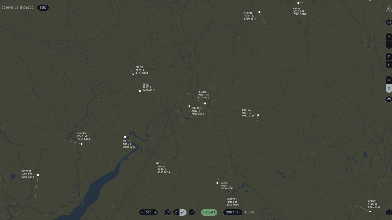 Romeo5 — Staverton airport