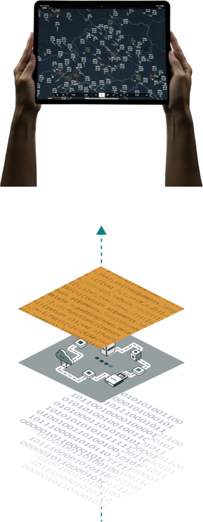 V5 platform stack — from data ingestion to application layer